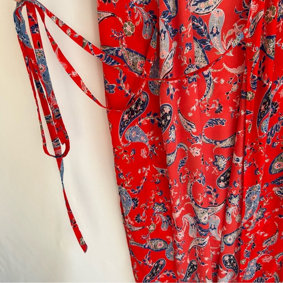 GREYLIN~ Sidney Paisley Wrap Maxi Dress in Medium - Picture 7 of 16